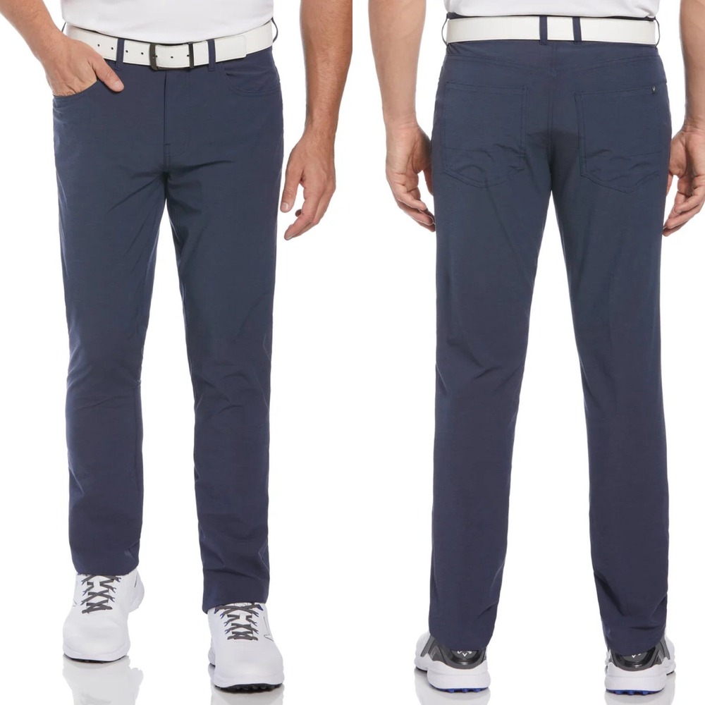 Callaway Mens Big Tall EverPlay 5-Pocket Golf Pants Blue Size 56‎ x 30 NEW NWT